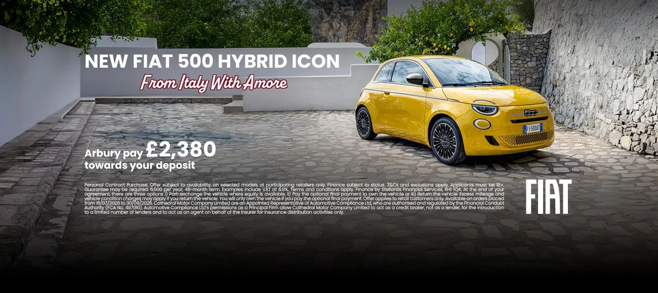 New 500 hybrid icon