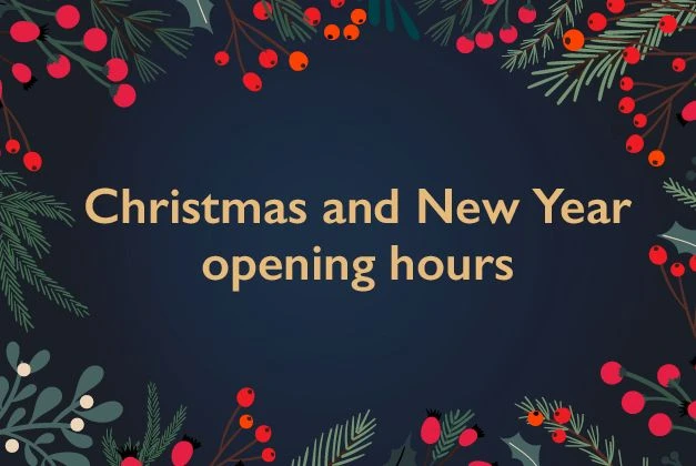 The festive season has arrived – check out Arbury’s Christmas opening times!
