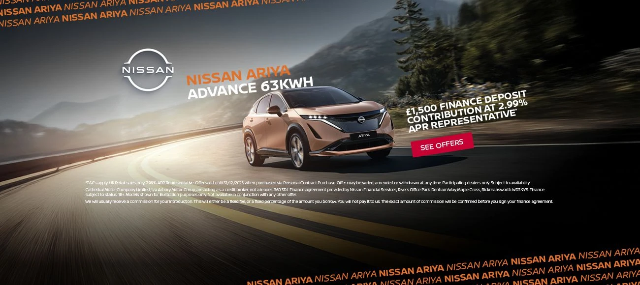 Q4 Nissan ARIYA Banner
