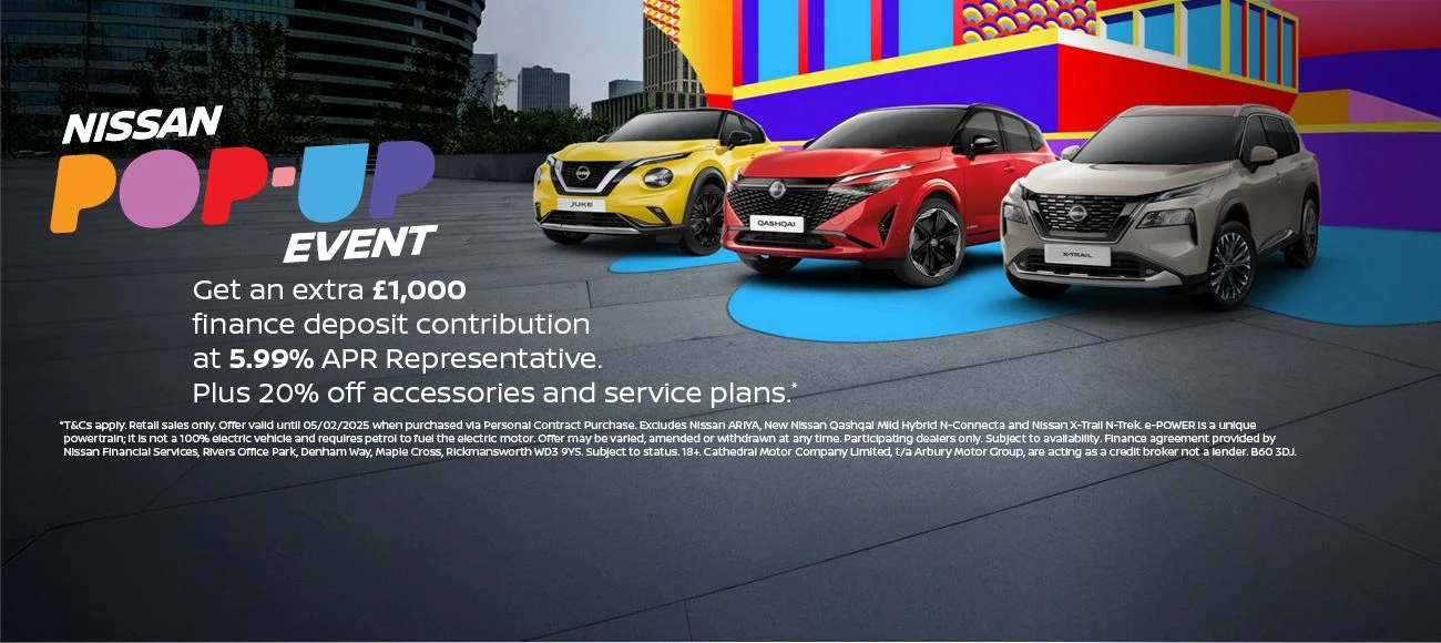 Nissan Jan Pop-Up Event Banner